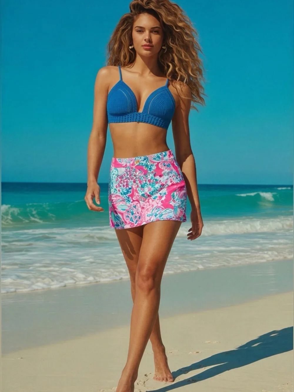 Lilly Pulitzer Lorelie Tiki Pink Gypsie Skort Perfect Golf Beach NWOT Size 4
